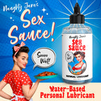 Naughty Janes Sex Sauce Natural Lubricant 8Oz