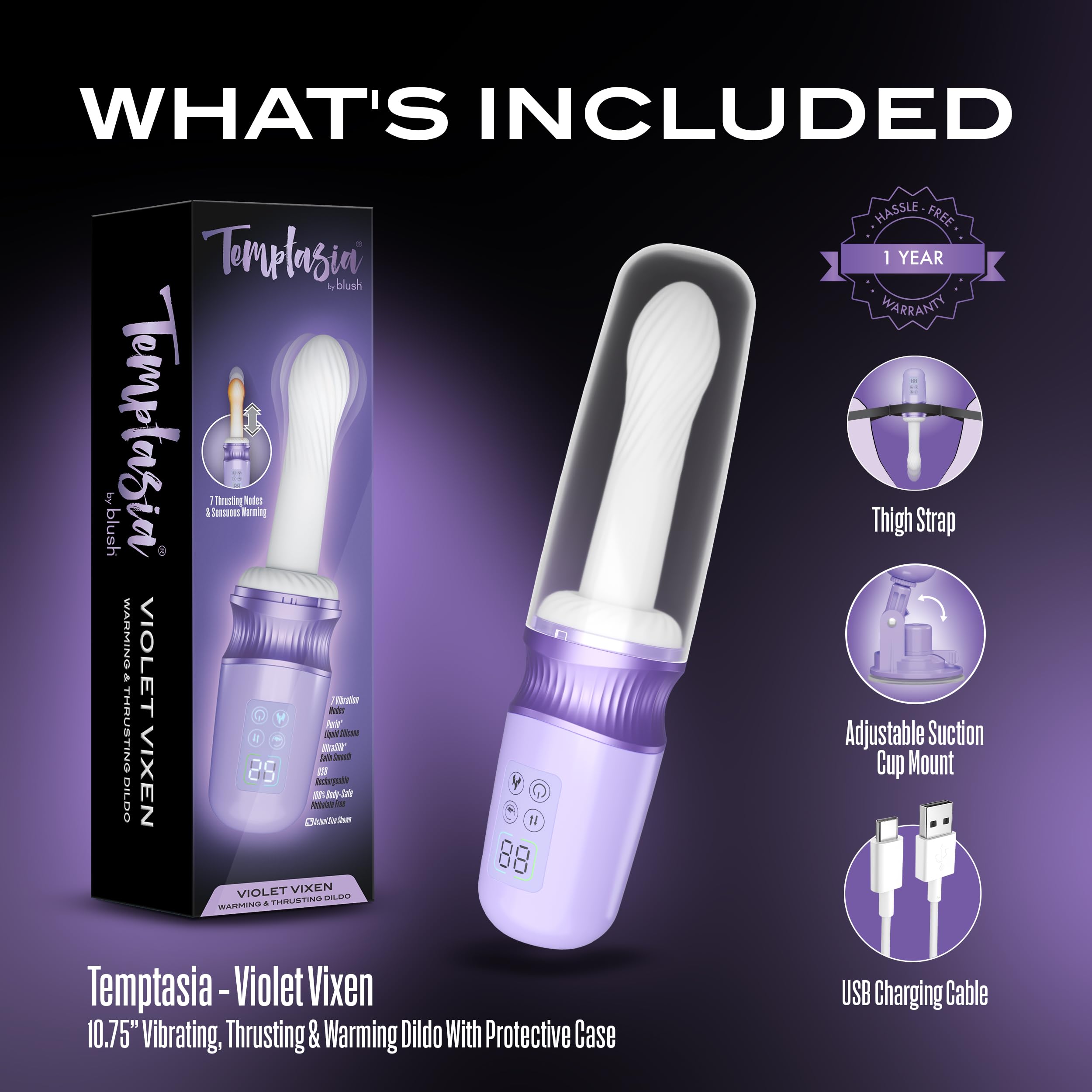 Temptasia Violet Vixen Purple