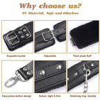 BDSM Kit Sex Bondage Restraints Toys: Upgrade 11PCS Sets with Adjustable Handcuffs Collar Ankle Cuff Blindfold Feather Tickler A