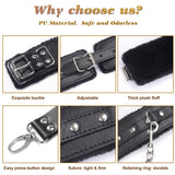 BDSM Kit Sex Bondage Restraints Toys: Upgrade 11PCS Sets with Adjustable Handcuffs Collar Ankle Cuff Blindfold Feather Tickler A