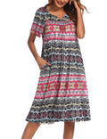 Ekouaer Womens House Dress with Pockets