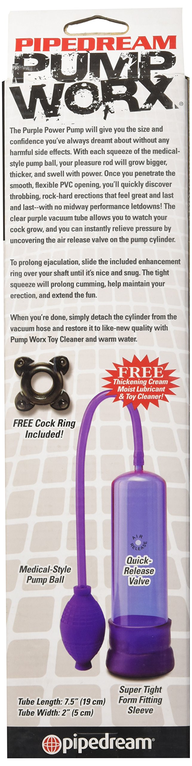 Pipedream Pump Worx Power Pump, Purple