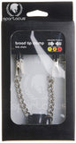 Spartacus Broad Tip Nipple Clamps With Adjustable Link Chain