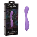CalExotics Contour Demi Massager - Multi Directional Liquid Silicone Rechargeable Vibrator - Sex Toy for Women- Purple