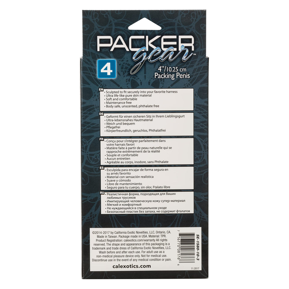 Packer Gear Packing Penis 4 Inch - Brown