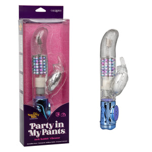 California Exotics Novelties Naughty Bits Party in My Pants Jack Rabbit Vibrator