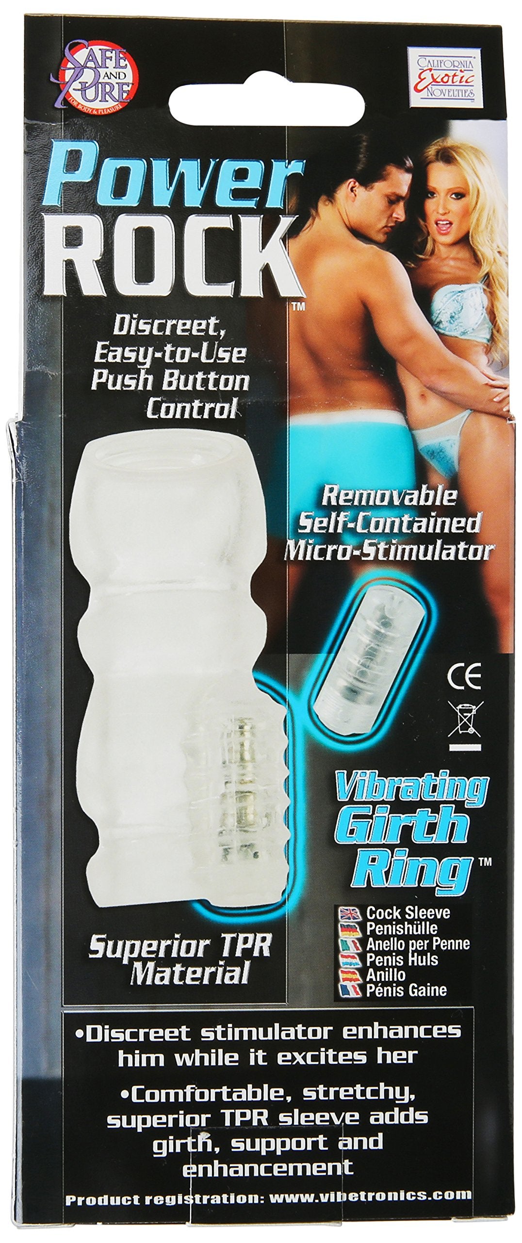 California Exotics Power Rock Vibrating Girth Ring