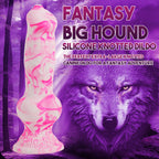 10.62 '' Monster Huge Dildo, 3.3 '' Diameter Silicone Dog Knot Thick Dildos,Fantasy Canine Wolf Dildo Big Knotted Anal Plug with