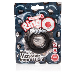 Screaming O Ringo Biggies, Black - Iconic Award Winning Cock Ring, Disposable Cock Ring - Penis Ring, Increase Pleasure - Couple
