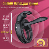 Vibrating Cock Ring Sex Toys for Couples Men - Vibrator Penis Sleeve with Rabbit Clitoris Vibrators, Adult Toy Penis Ring Cock S