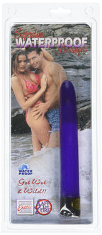 California Exotics Waterproof Super Slim Vibrator, Lavender, 6''