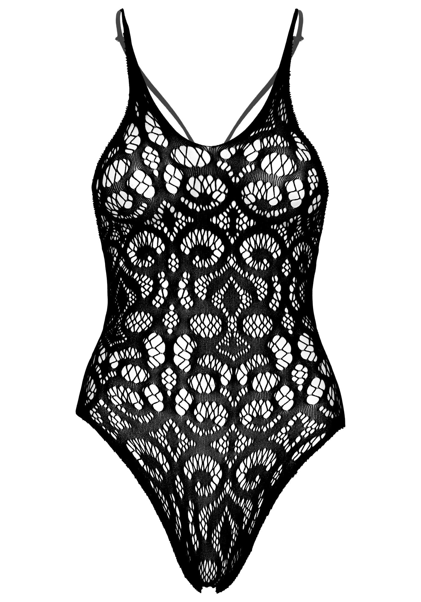 Seamless Scroll Lace Teddy Wit