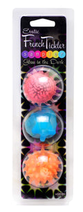 Pipedream Erotic French Ticklers, 3-Pack, Various