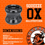 Oxballs Squeeze, Ball Stretcher, Black