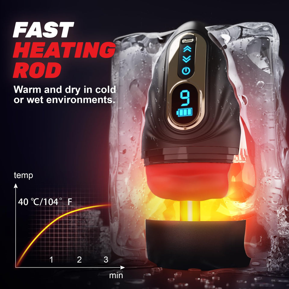 Male Masturbator Sex Toys for Men - SYDOWARDAL Penis Trainer Male Vibrator 2IN1 APP Control, Mouth-Wrapped Penis Vibrator Adult