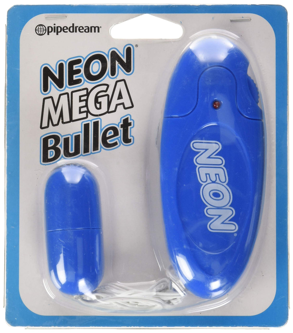 Pipedream Neon Luv Touch Neon Bullet Vibrator, Blue