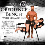 Obedience Bench With Sex Machine - Black