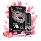 Orgie Dual Vibe! Intimate Arousal Gel-Strawberry Gin And Tonic