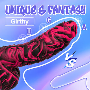 Sex Toys Realistic Dildo for Adults, 7.16 Inch Blowjob Silicone Thick Monster Dildos with Strong Suction Cup, G Spot Clitoral Va