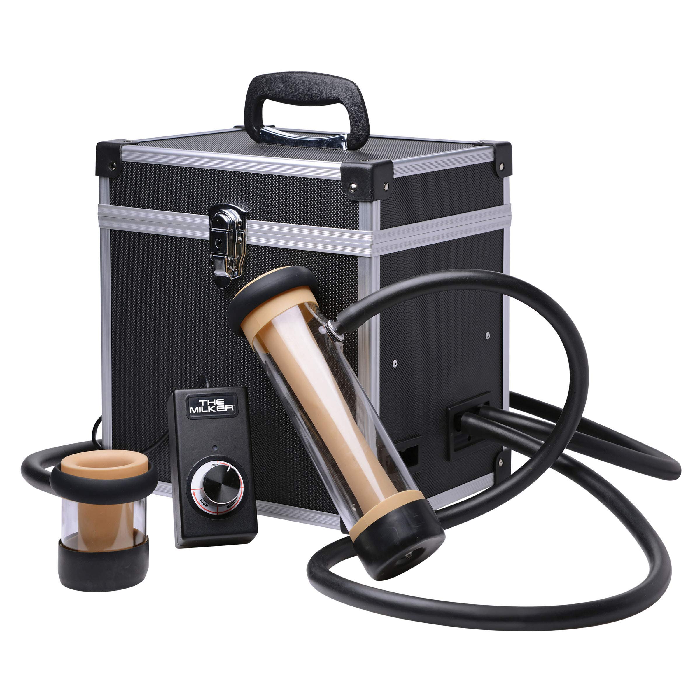 Lovebotz The Milker Automatic Deluxe Stroker Masturbation Machine For Men And Adult Couples, Auto Stroking And Milking Pleasure 