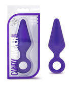Luxe Candy Rimmer Butt Plug, Purple, Large
