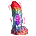 Creature Cocks Rainbow Phoenix Vibrating Silicone Dildo