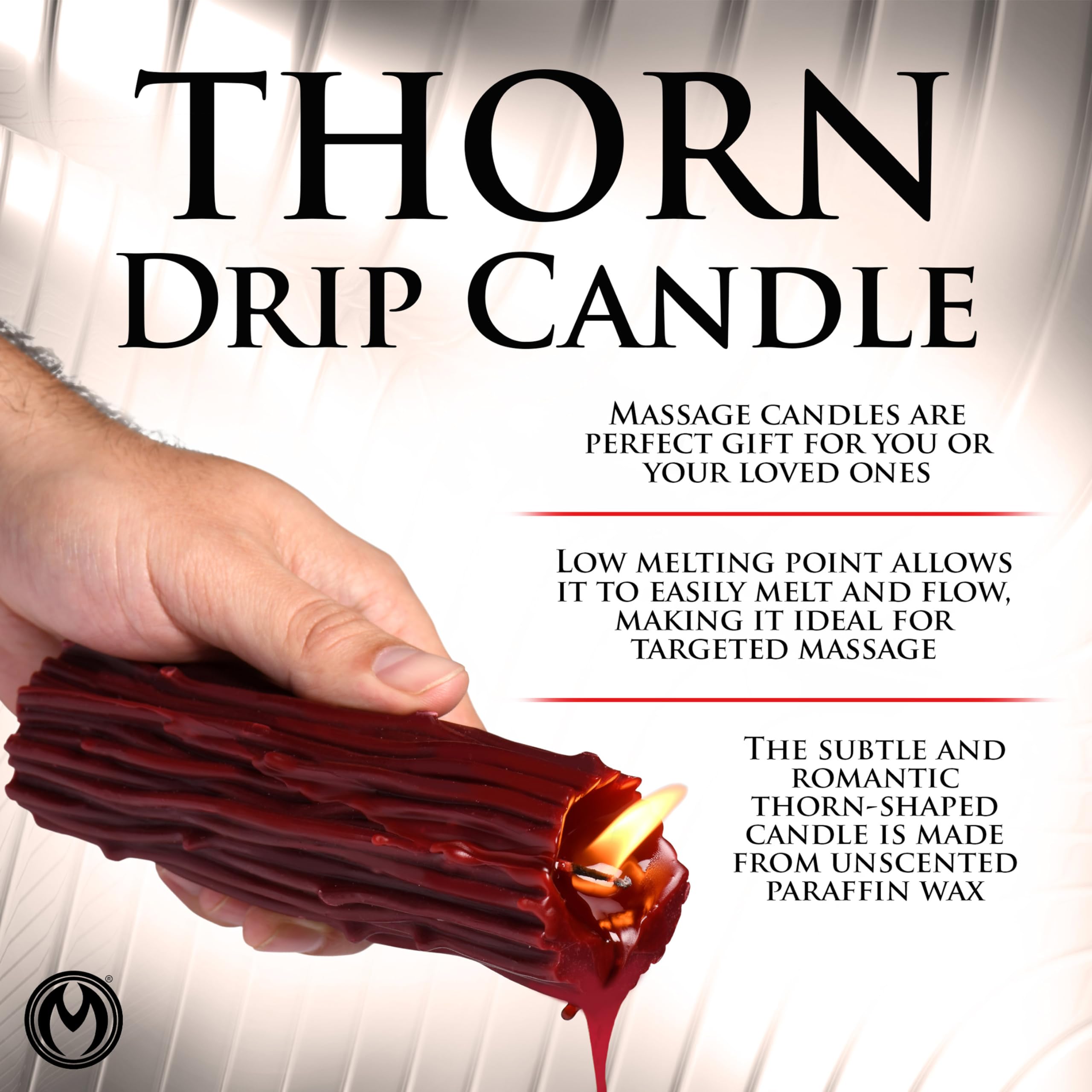 Thorn Drip Candle - Red