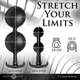 Master Series Ass Rattler Weighted Inflatable Anal Plug