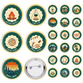 Otuuz 18 Pcs Camping Bachelor Party Merit Badge Set Camp Bachelorette Party Favors Last Trail Before The Veil Bachelorette Gift 