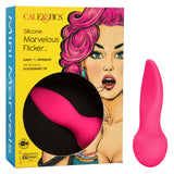 Calexotics Mini Marvels Marvelous Flicker - Silicone Waterproof Compact Vibrator - 10 Function Rechargeable Vibe - Adult Sex Toy
