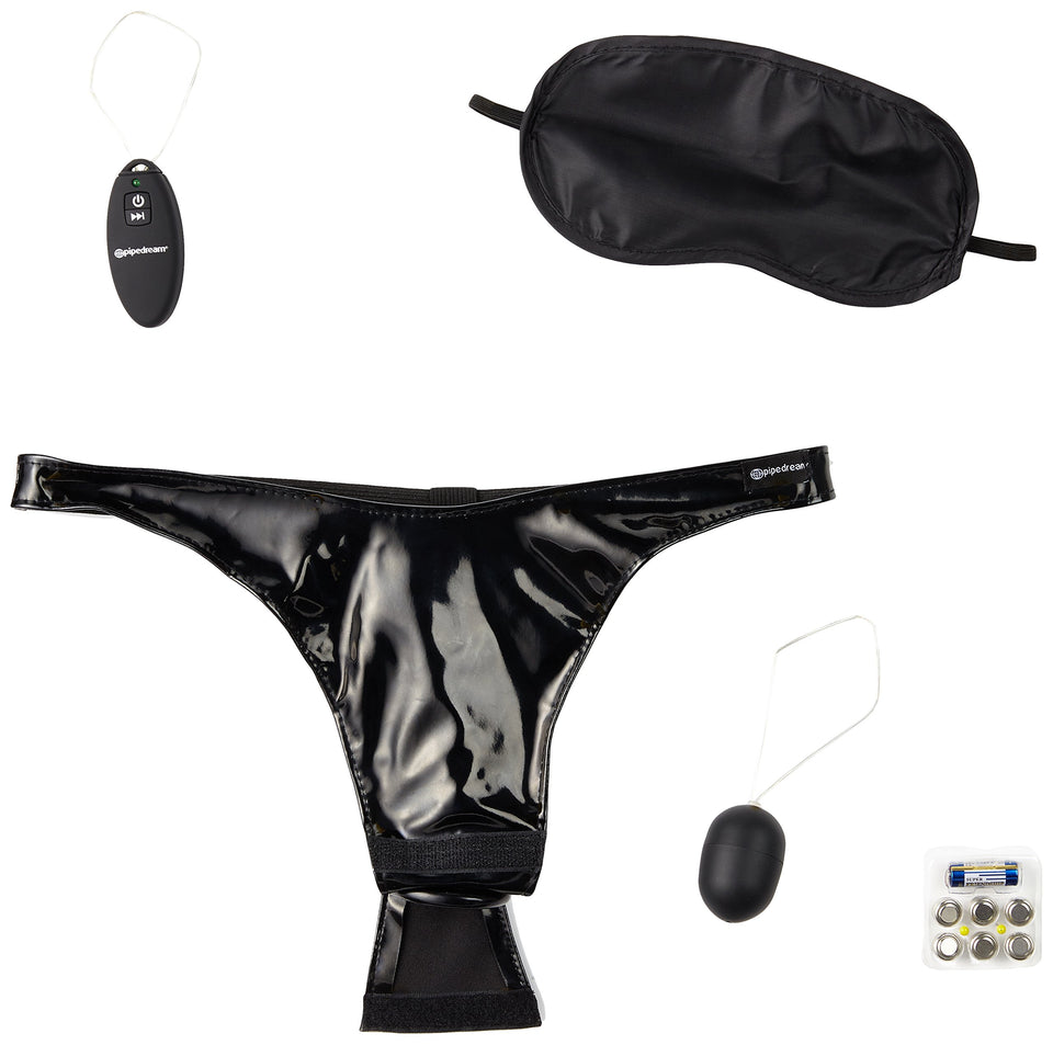 Ff 10F Remote Control Fantasy Panty Blk