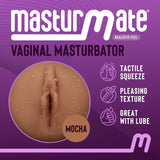 Masturmate Realistic Feel Male Stroker - Vagina - Mocha