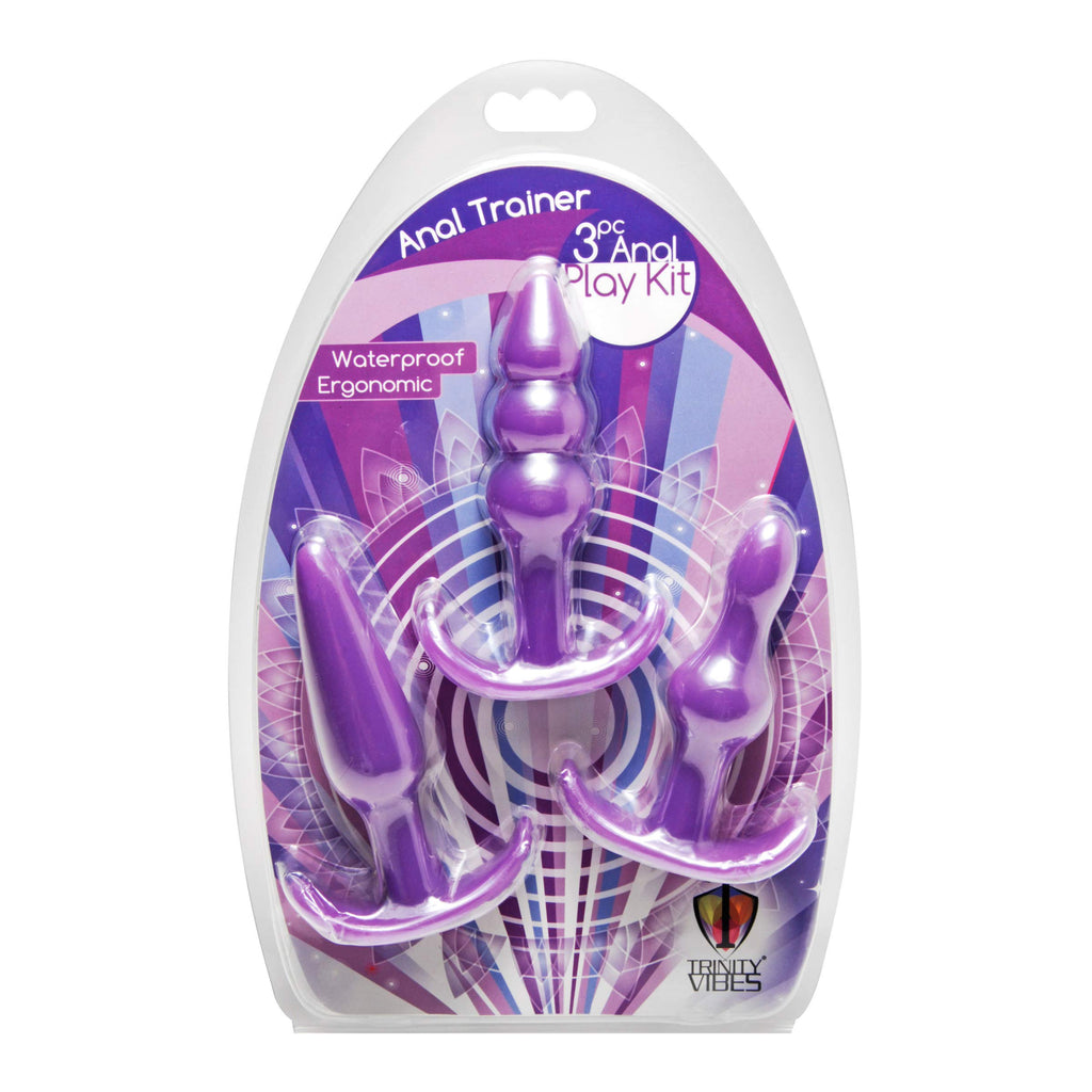 Trinity Vibes 3-Piece Anal Play Kit