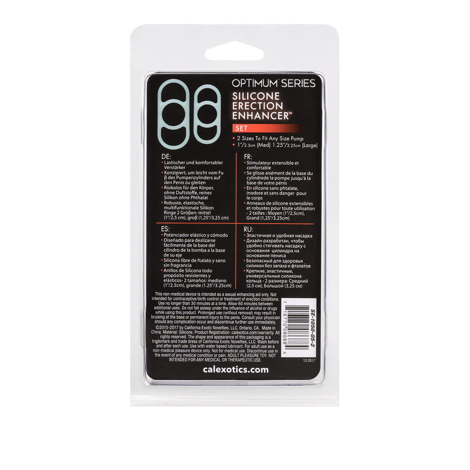 CalExotics Novelties Optimum Series Silicone Erection Enhancer Set