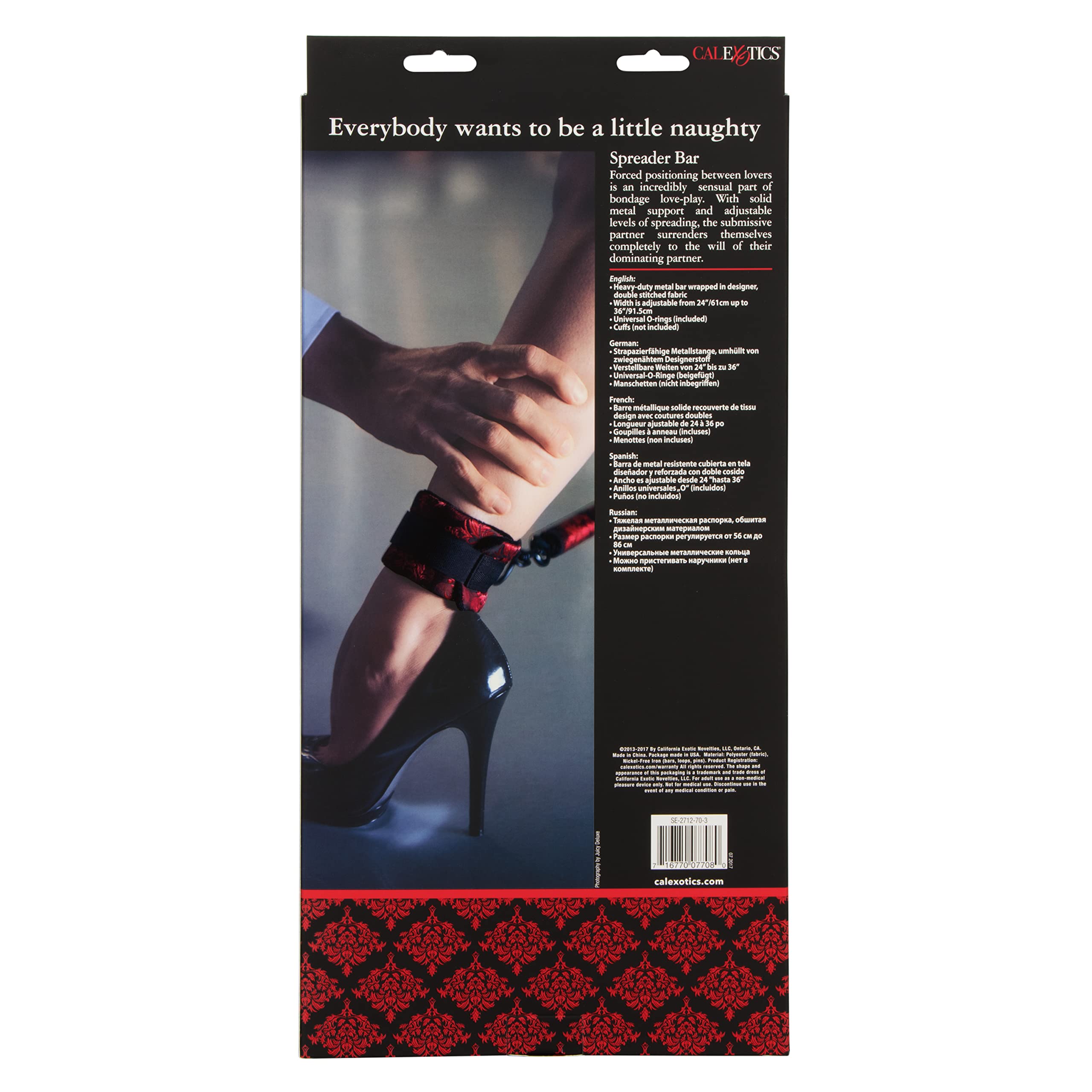 Calexotics Scandal Thong Harness - Luxury Pegging Strap On Harness For Couples - Black