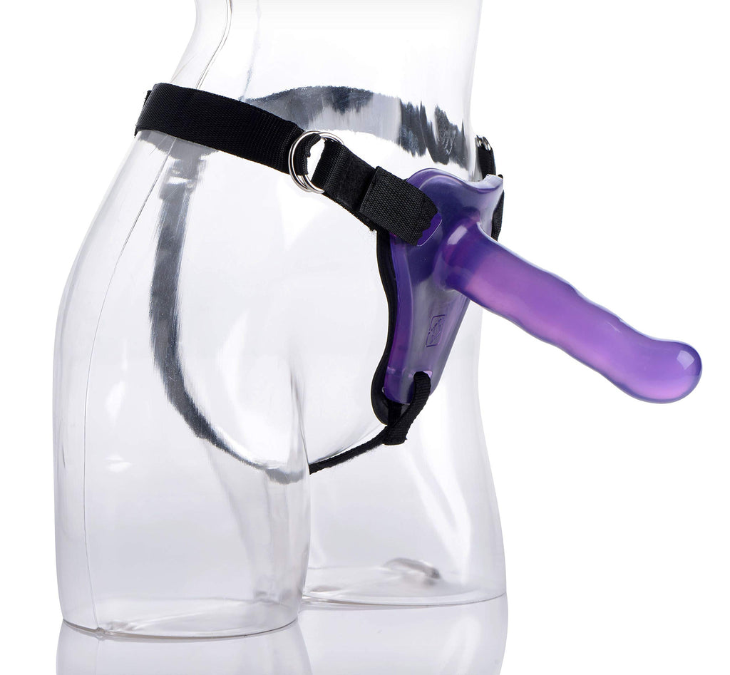 Strap U Comfort Ride Strap On Harness With Purple Dildo, 1 Count