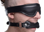 St Padded Blinfold And Gag Bit
