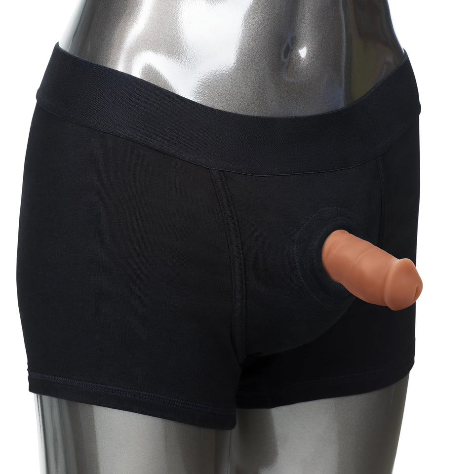 CalExotics SE-1582-30-3 Packer Gear 4''/10.25 cm Ultra-Soft Silicone STP Packer - Brown