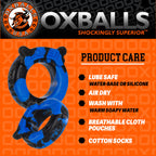 OxBalls Boner Cockring, Blue/Black