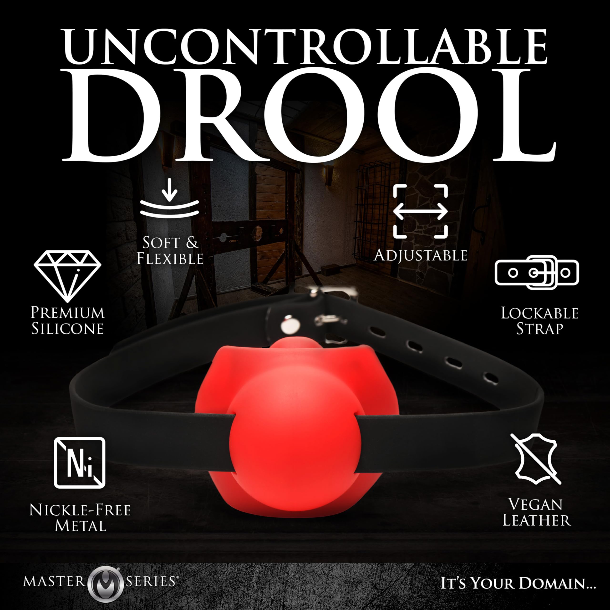 Master Series Extreme Silicone Gag Lock