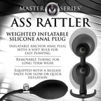 Master Series Ass Rattler Weighted Inflatable Anal Plug
