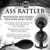 Master Series Ass Rattler Weighted Inflatable Anal Plug