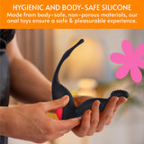 Sweet Vibrations Remote Control Vibrator Prostate Thrusting Sex Toy for Women - Powerful Thrusting Motor - Realistic Waterproof