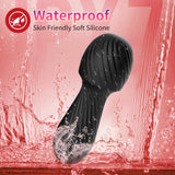 Mini Vibrator Wand, Sex Wand Vibrator Handheld Massager, Full Silicone Vibrator Women Sex Toys for Nipple Clitoral Stimulation,A