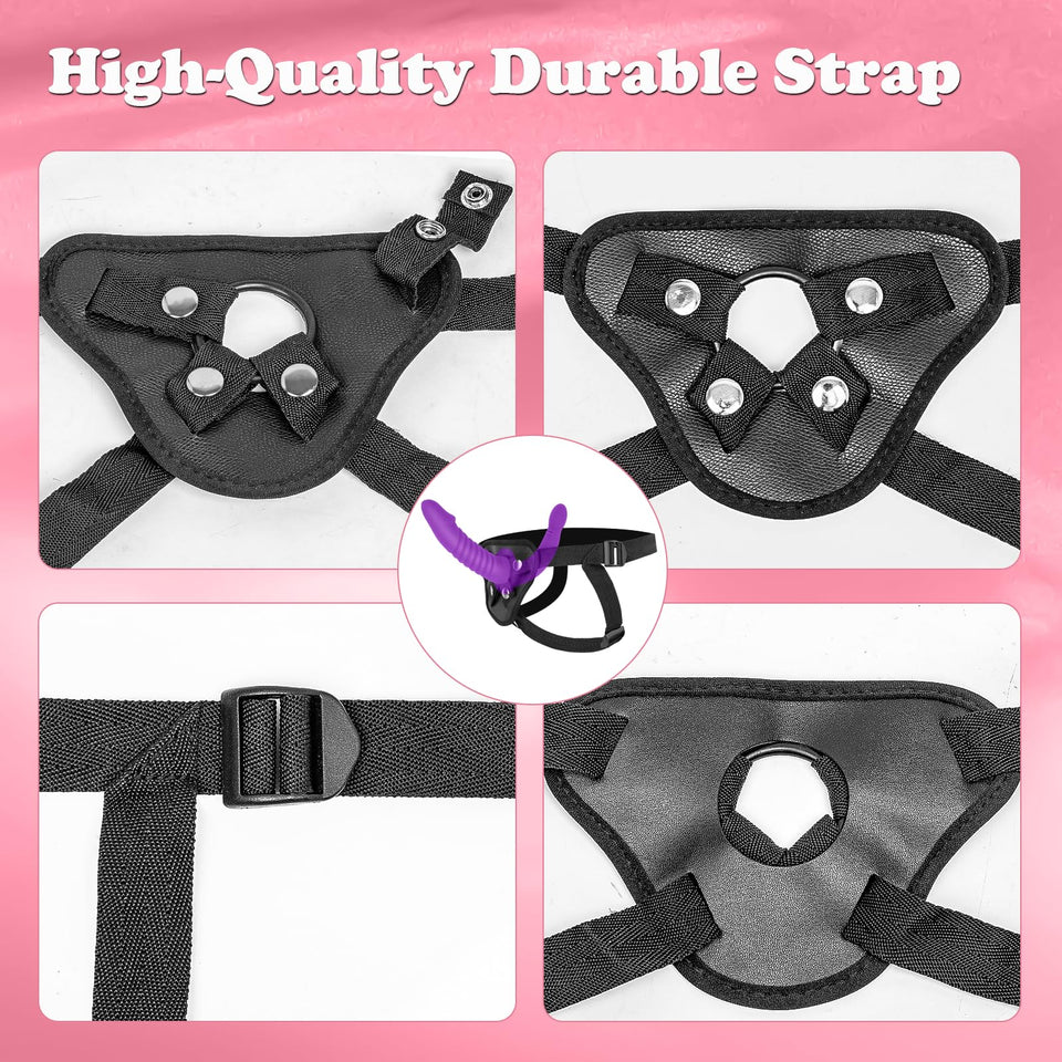Strap On Dildo Adult Sex Toys - Double Sided Dildo Silicone Big Anal Dildos Toys, Strapon Harness Wearable Pegging Dildos G P Sp
