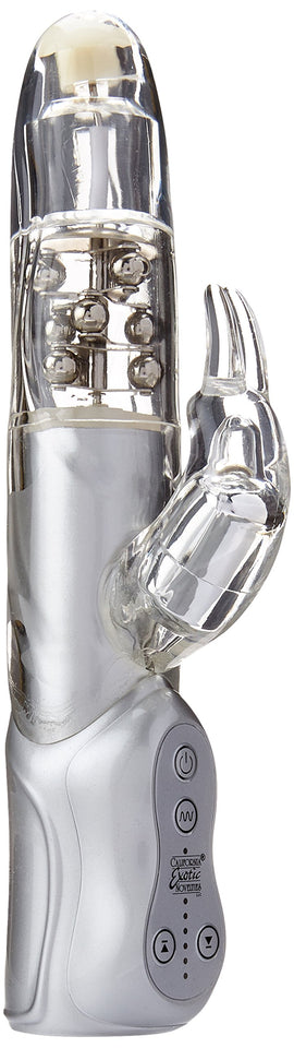 California Exotics Advanced Jack Rabbit Vibrator 5 Inch Waterproof Clear