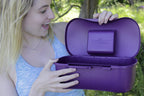 Joyboxx - Passionate Playground Hygienic Locking Storage Box System, Purple, 1 Count