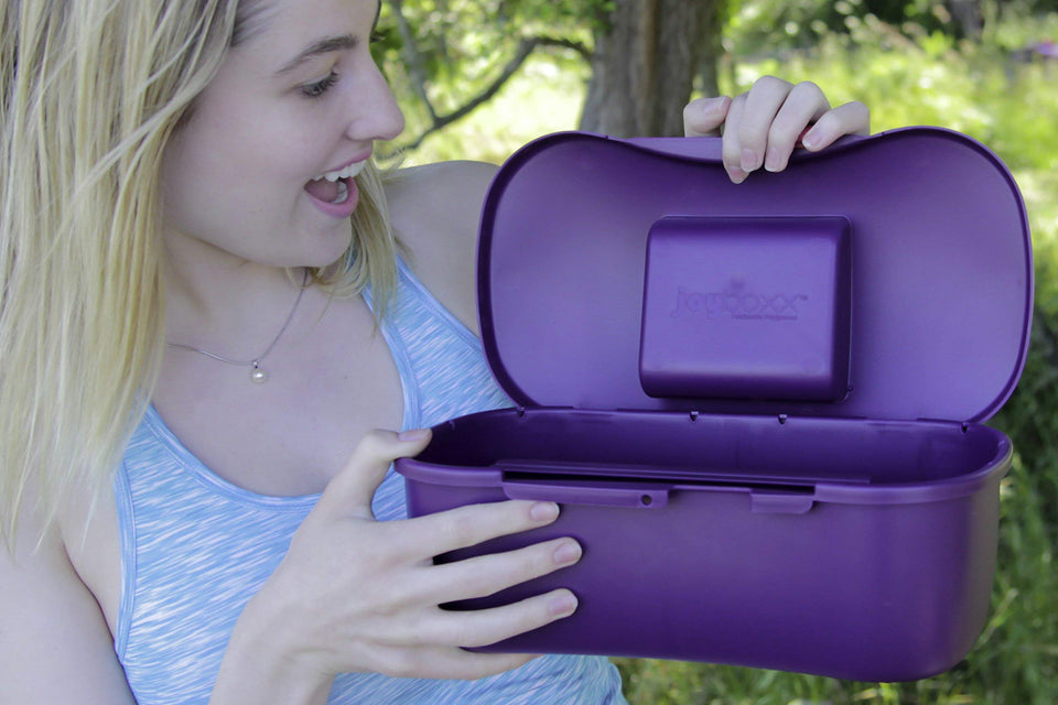 Joyboxx - Passionate Playground Hygienic Locking Storage Box System, Purple, 1 Count