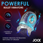 Jock Spin & Thrust Masturbator Dual Vib