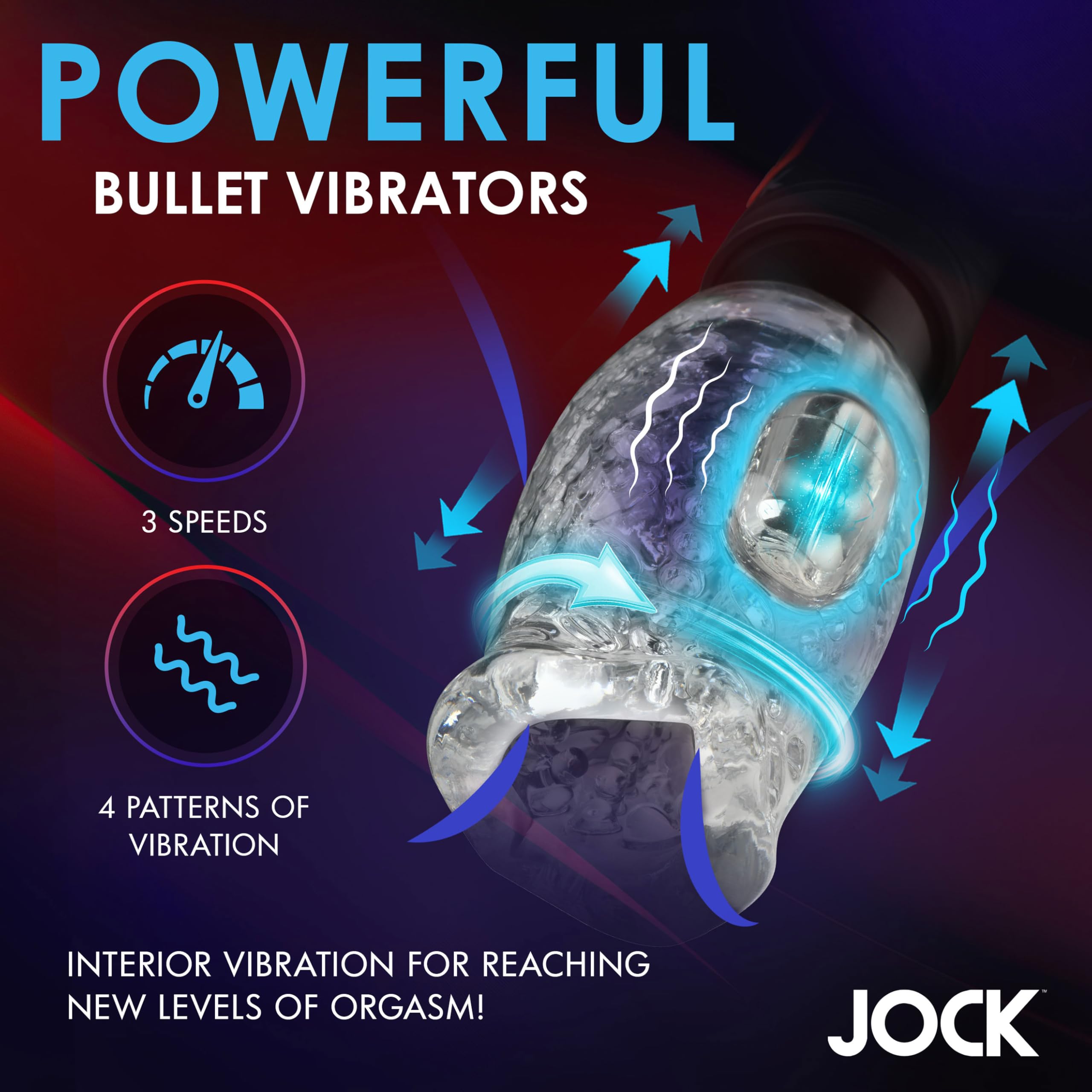 Jock Spin & Thrust Masturbator Dual Vib